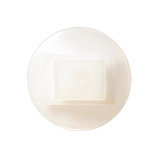 Panel Clip - 20 x 16mm, Hole Ø10, White, Fits FIAT/PEUGEOT/CITROËN Pack of 50