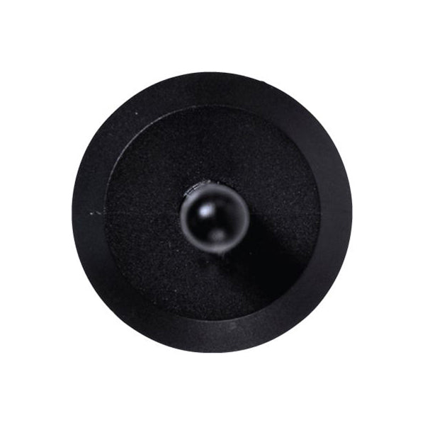 Rivets - Black, 16.9mm Flange Ø, 6 x 25mm Head/Length Pack of 50