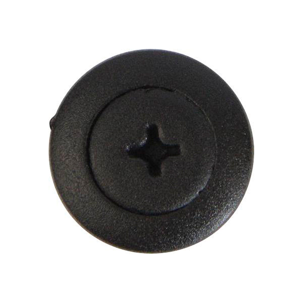 Bumper Clips Ø8mm Hole Ø18mm Flange x13mm Stem Black Fits Ford Mazda Hyundai Kia Pack of 20
