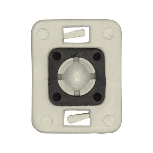 Headlight Clip 30.5x24x15.5mm Beige Black Pack of 10