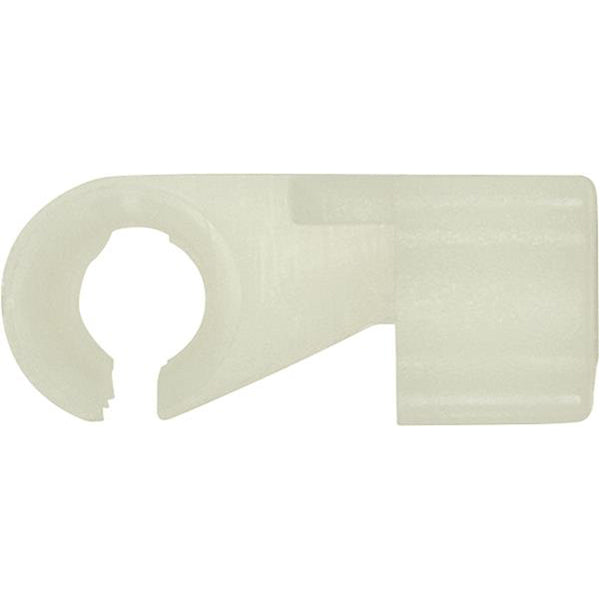 Door Lock Rod Clip 23x9.5x18mm Hole Ø8mm Natural Pack of 20