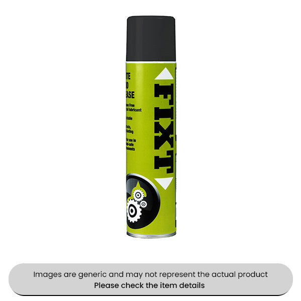 Fixt White Food Grease Non Toxic 400ML Aerosols Pack Qty 6