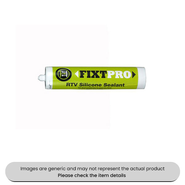 Black Fixt RTV Silicone Sealant 300ML Cartridges Pack Qty 1