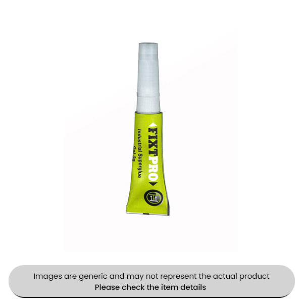 Fixt Super Glue Low Viscosity & Instant Adhesive 5G Tubes Pack Qty 5