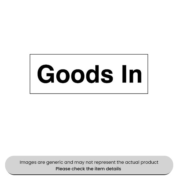 Goods In Foamex 120X360MM Pack Qty 1