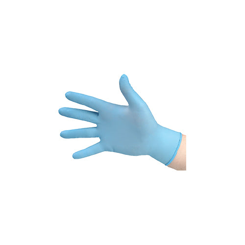 OnHand ‘Plus’ HD Blue Nitrile Gloves - Size L, EN455/EN1186/EN374?2/EN374?3, Micro?Textured Grip, Latex?Free Boxes of 10 x 100