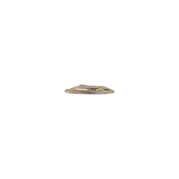 Flat Clip Round Ø2.4mm 3/32" Zinc Plated Steel Pack of 200