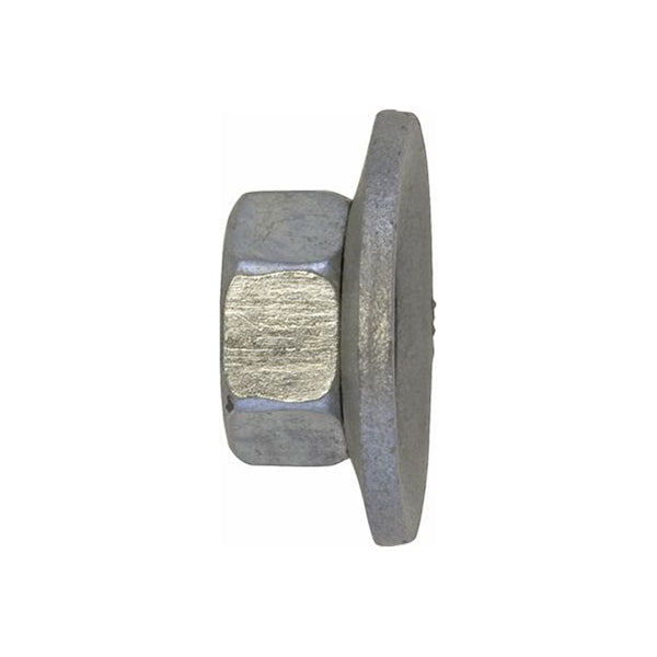 Combi Nut - M8, 13mm Socket Size, Zinc Plated Pack of 50