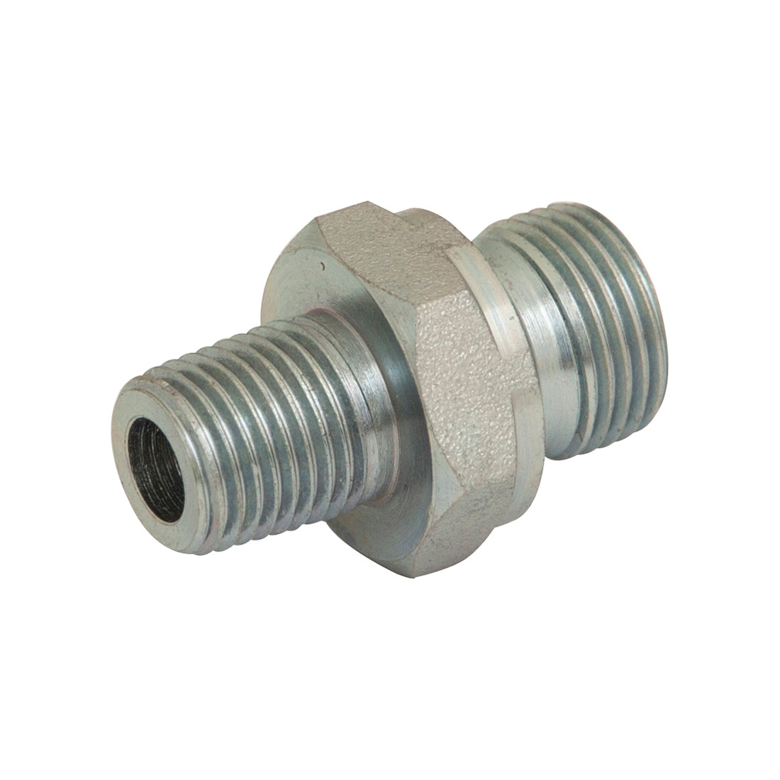 Hydraulic Adaptor M:M 1/4" BSPP : 1/4" BSPT - Male to Male Qty 5