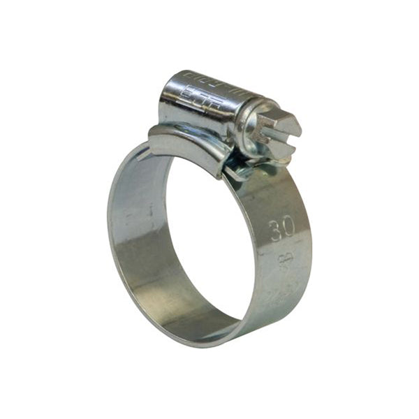 JCS Hose Clips Assortment 24pc Set Zinc Plated Mild Steel Sizes 60–160 Qty 1