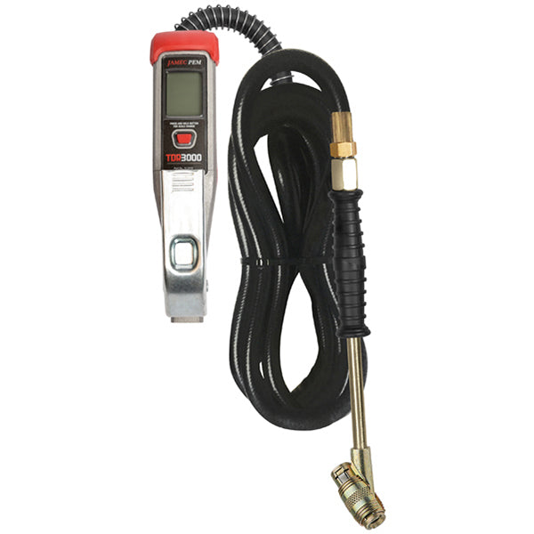 JAMEC PEM TDR3000 Digital Tyre Inflator - Twin Clip?On, 2.7m Hose Qty 1