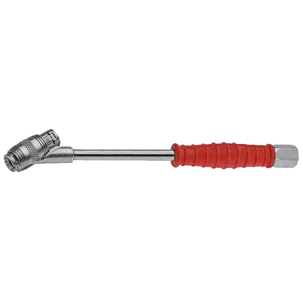 JAMEC PEM Tyre Valve Connector - Twin Clip?On Chuck, Closed End, Rubber Grip Qty 1