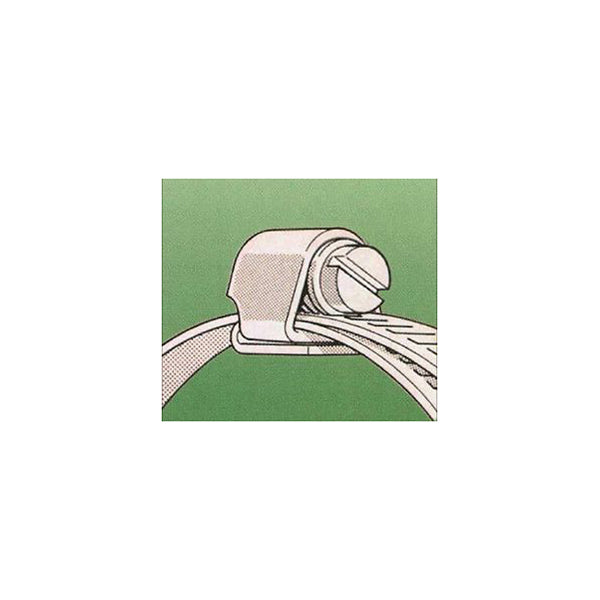 Jubilee Housings with Hex Head Screws Zinc Plated Suits 11mm Multiband Pack of 25