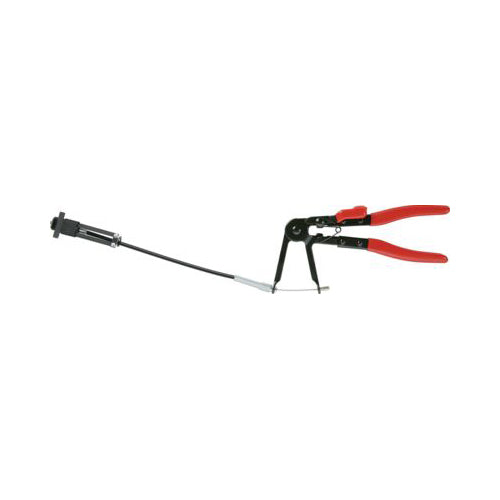 KS Spring Pipe Clip Hose Clamp Pliers - Bowden Cable 650mm, Ratchet Locking Mechanism Qty 1