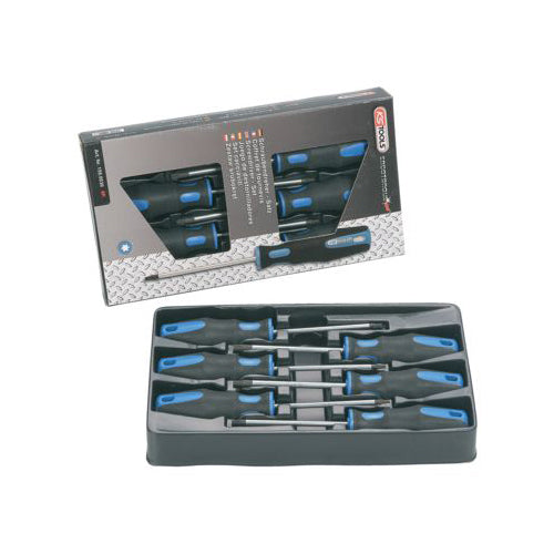 KS Tools Screwdriver Set TORX 6pc ERGO Plus Non-Slip Handle Display Box T10–T40 Qty 1 Set