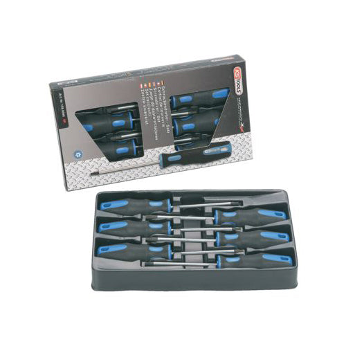 KS Tools Screwdriver Set Tamperproof TORX 6pc ERGO Plus Non-Slip TP10–TP40 Qty 1 Set