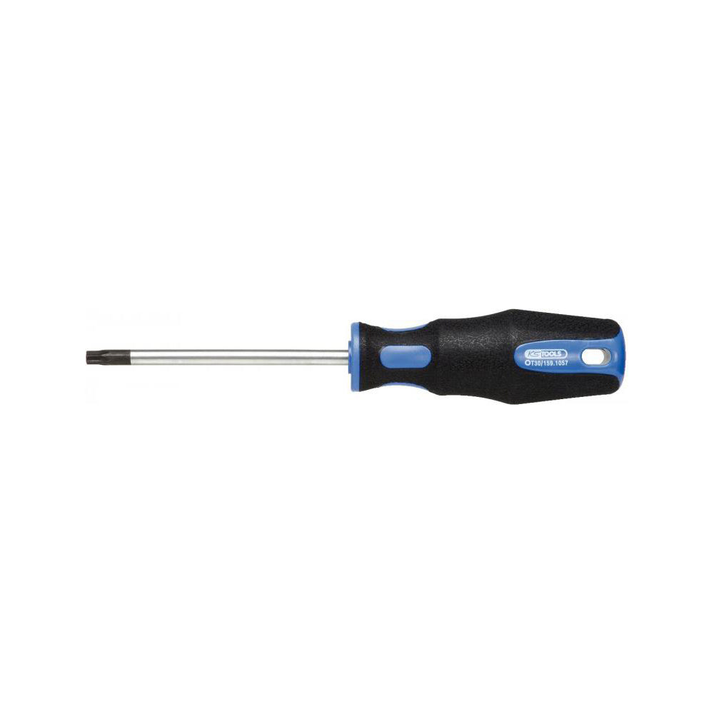 KS Tools Screwdriver Tamperproof TORX TP30 x100mm ERGO Plus Chrome Shaft Qty 1