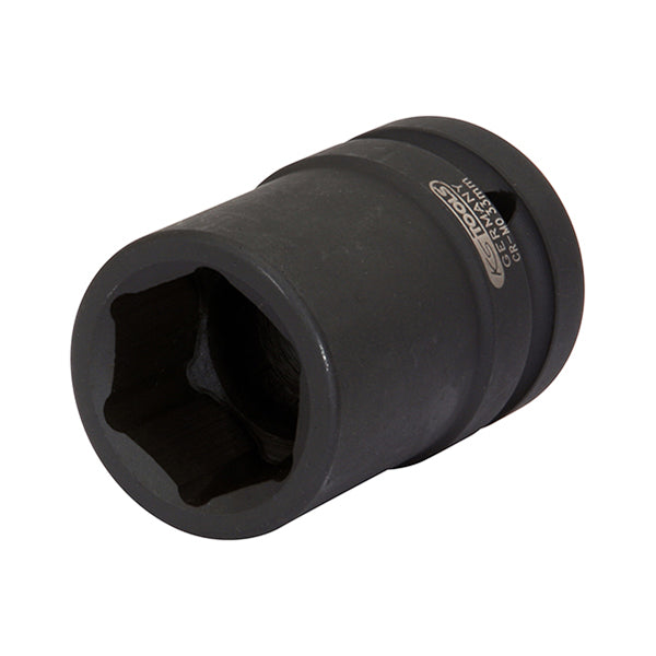 KS Tools 1" Slim Line Impact Socket 30mm Hardened Special Steel 76mm Length Qty 1