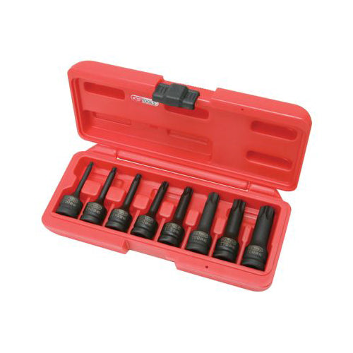 KS Tools TORX Impact Bit Socket Set 1/2" Drive 8 Piece T30–T80 Qty 1 Set