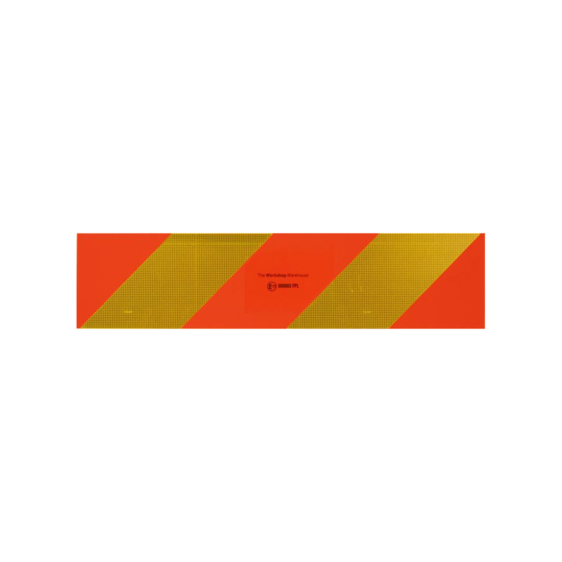 European Marker Board - ECE2/3, Aluminium, 565 x 130mm, Conforms to ECE 70 Qty 1 Pair