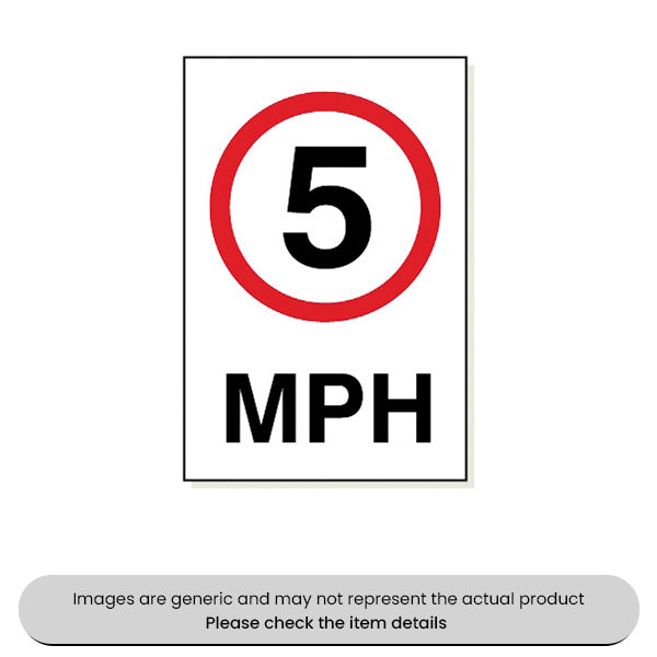 5 MPH Foamex 240X360MM Pack Qty 1