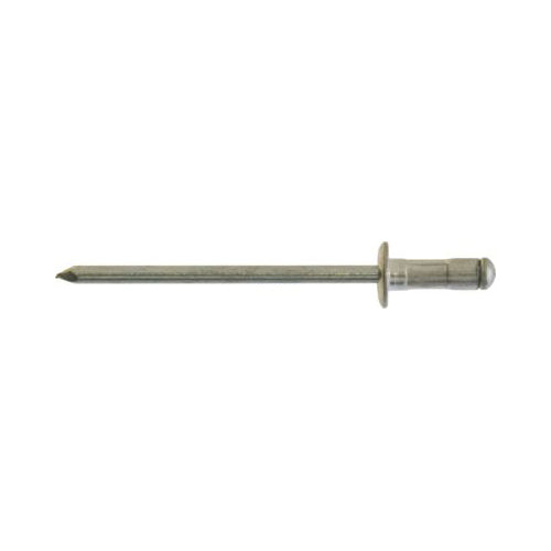 Multigrip Aluminium Rivets - Standard Flange, 4.0 x 10mm (5/32" x 3/8"), Ø7.7mm Flange Pack of 500