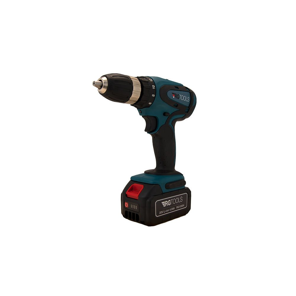 RG Tools Cordless Battery Drill 20V 5000mAh Li-ion With 2 Batteries Qty 1