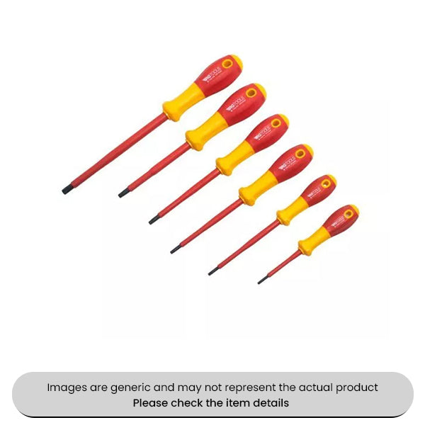 Steel RG Tools Insulated Star Slotted Screwdrivers 6PC Set Pack Qty 1