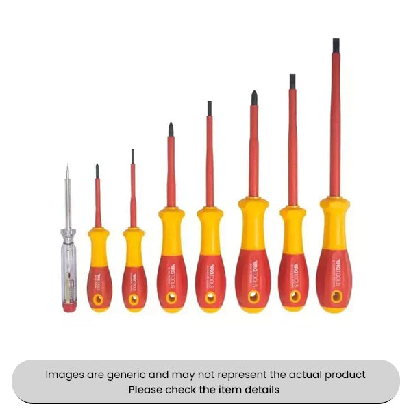 Steel RG Tools Insulated Star Phillips Screwdrivers 1X80mm Set Pack Qty 1