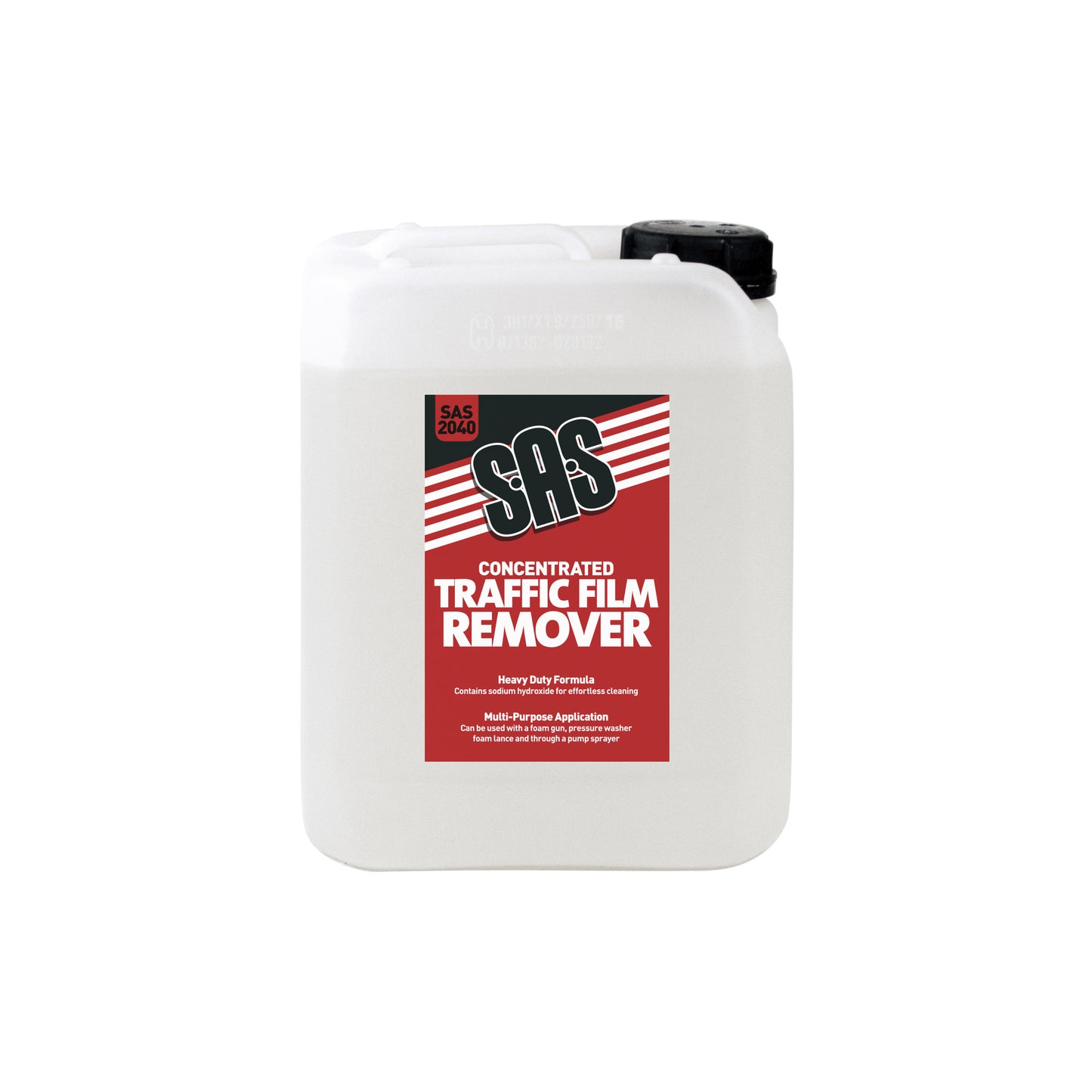 SAS Traffic Film Remover 5L Heavy Duty Sodium Hydroxide Formula Multi Purpose Application Qty 1