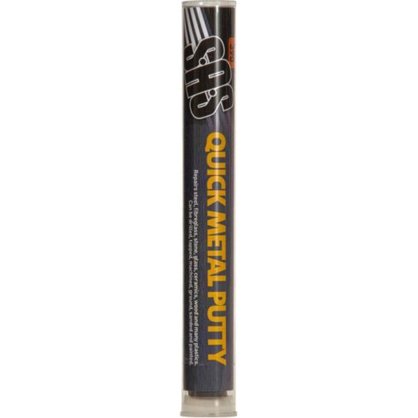 SAS Quick Metal Putty - 112g Stick, Steel?Filled Epoxy, Emergency Repairs, Moist Surface & Underwater Use Qty 1