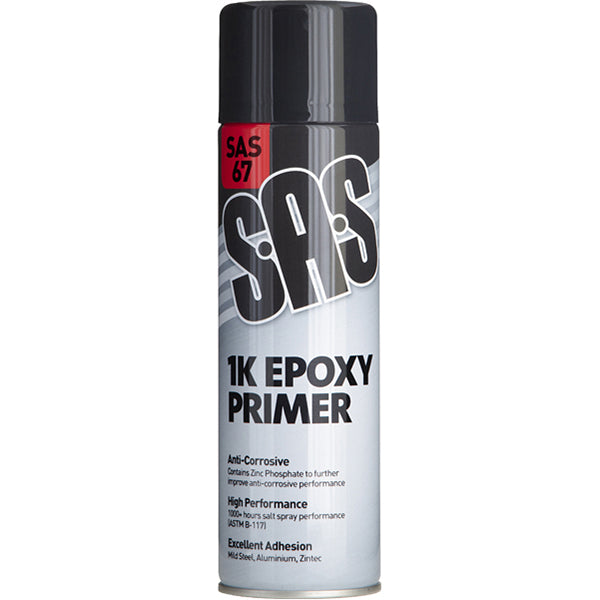 SAS Epoxy Primer - 500ml Aerosol, Matt Red Oxide Qty 1