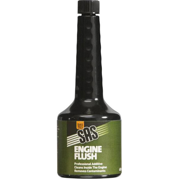SAS Engine Flush Treatment - 12 x 250ml Bottles, Removes Sludge & Varnish, Extends Oil Life Box of 12