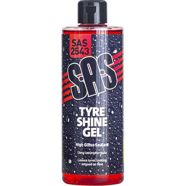 SAS Interior Exterior Detailing Pack 500ml Glass Cleaner Cockpit Trim Tyre Qty 6