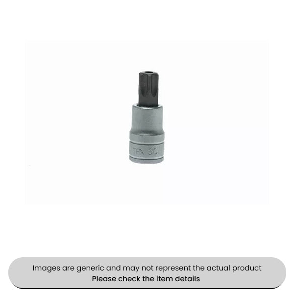 Chrome Vanadium TPX Socket Bits 1/2" Drive, TPX30 Pack Qty 1