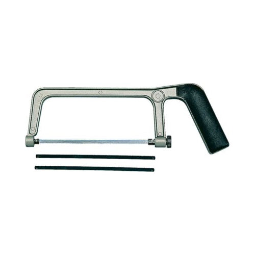 TENG Mini Hacksaw Frame - With 3 x 150mm 24 TPI Blades, Six Position Blade Setting Qty 1