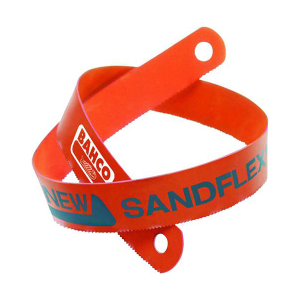 BAHCO Sandflex Hacksaw Blades - 300mm, 18 TPI, Bi?Metal Flexible HSS, Ref 3906 Box of 100