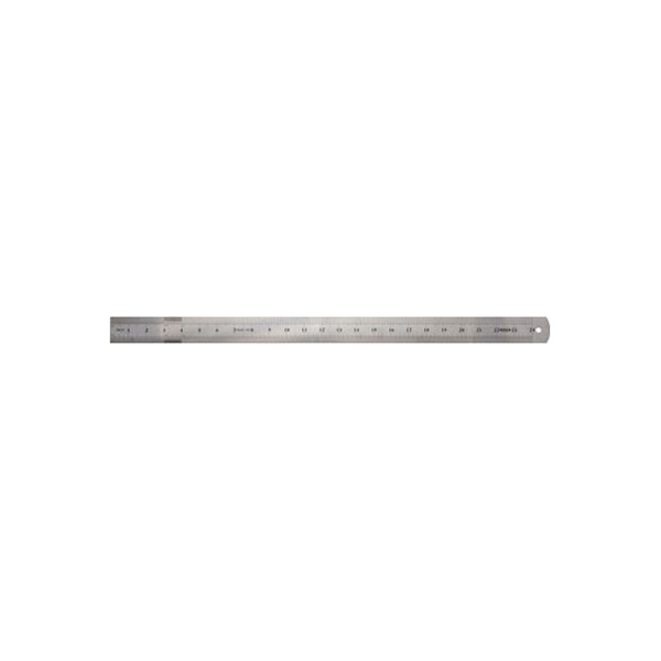 Steel Ruler - 60cm (24"), Metric & Imperial, Flexible Stainless Steel Qty 1