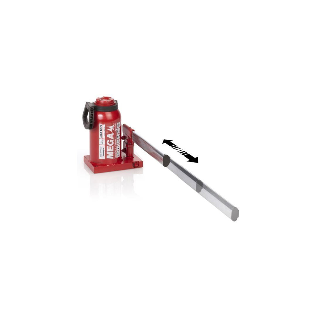 Air/Hydraulic Bottle Jack 30 Tonne Capacity MGH, 234–447mm Height with Hose & Trigger Qty 1