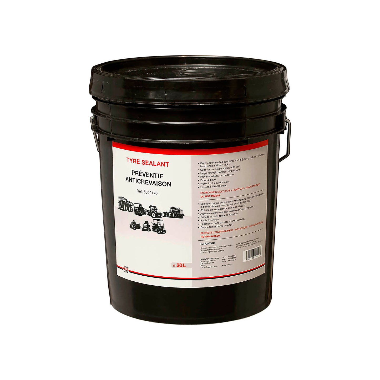 Rema Tip Top Tyre Sealant 20L Drum Fleet Grade Trucks & Agriculture Qty 1