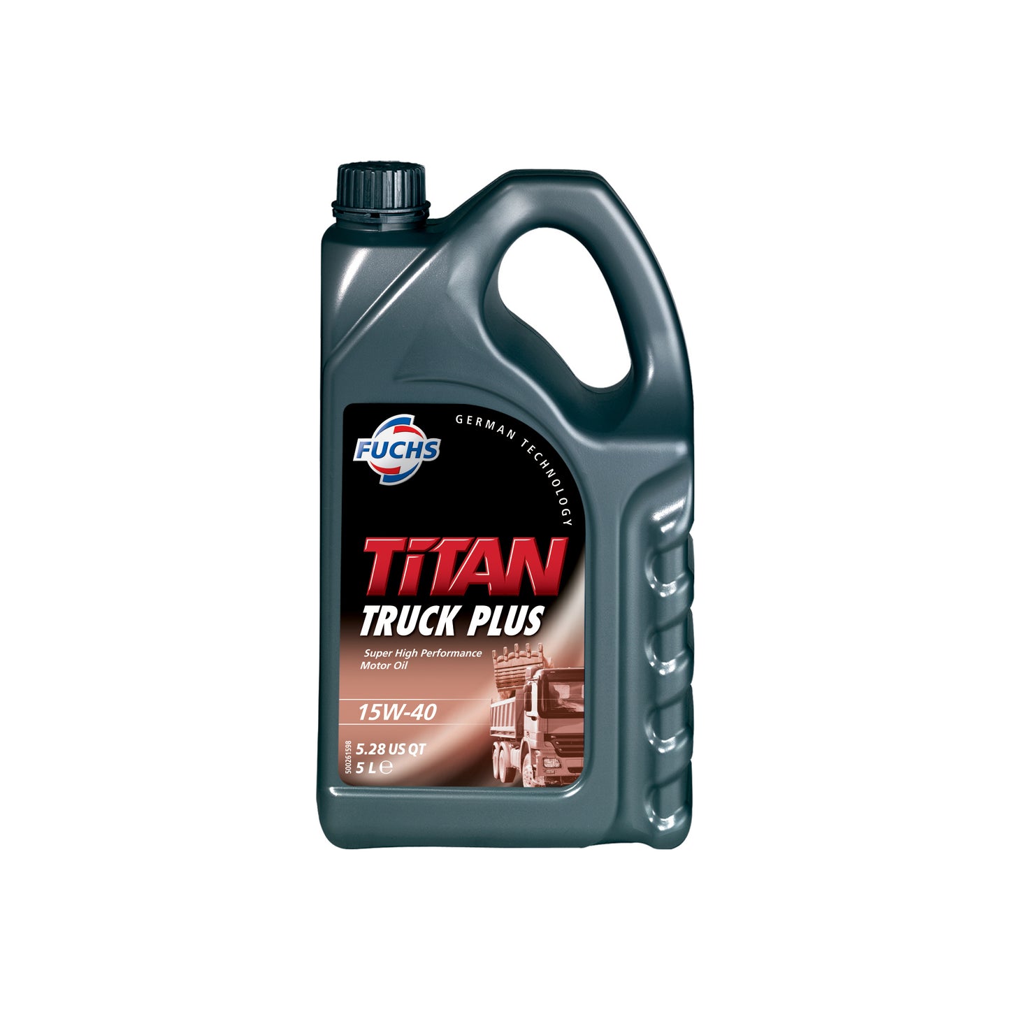 Fuchs Titan Truck Plus 15W?40 Oil 5L ACEA E7 API CI?4/SL Long?Life Diesel/Gasoline Qty 1