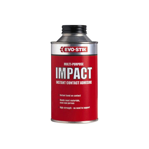 EVOSTIK Impact Adhesive - 500ml Tin, Multi?Purpose, Instant Bond on Contact, Fast Drying Qty 1