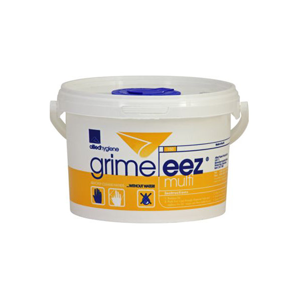 GRIME?EEZ Multi Wipes - Tub of 150, Low Alcohol Antibacterial Wipes, For Industrial Applications Qty 1