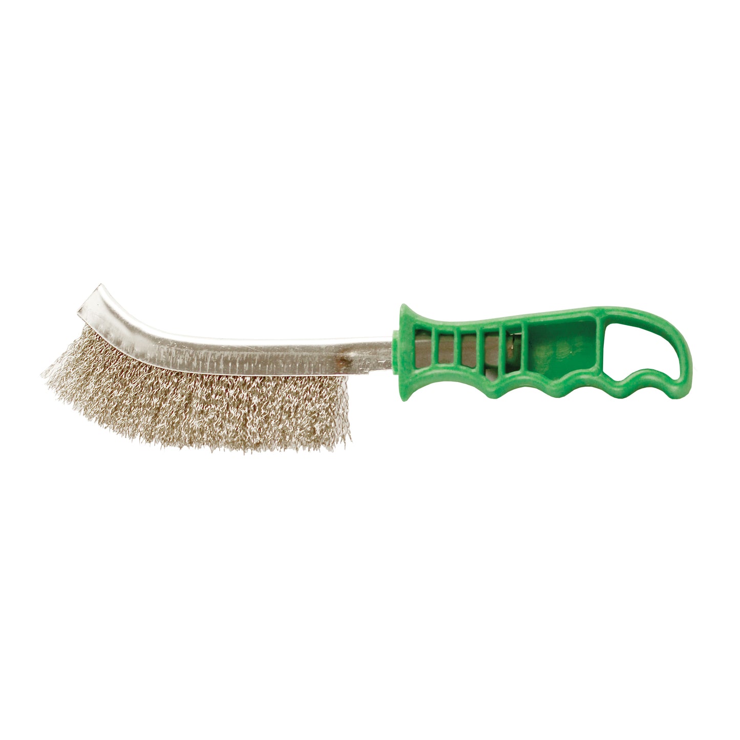 ABRACS Scratch Brush - Stainless Steel Wire, Brass Dipped, Narrow Face Qty 3