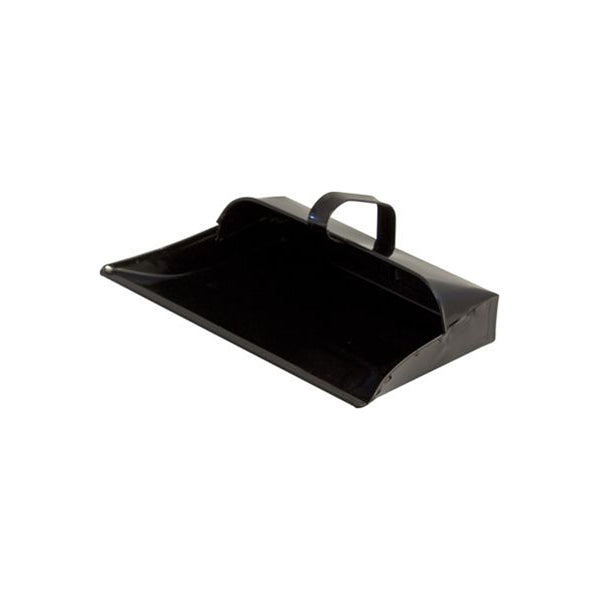 Dust Pan - Black Enamel, Metal Construction Qty 1