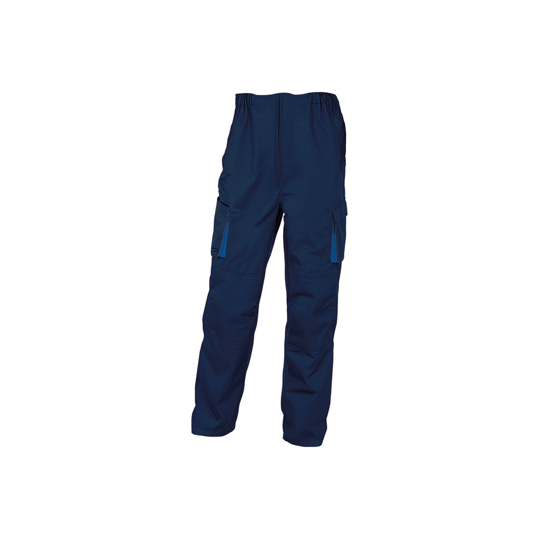 DELTAPLUS Cargo Work Trousers - XL, Navy/Royal Trim, Waist 46/48, Leg 32", EN ISO 13688 Qty 1