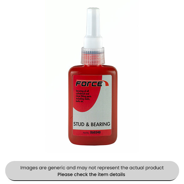 Force Stud & Bearing 50ML Bottles & Dispenser For Locking & Sealing Pack Qty 12