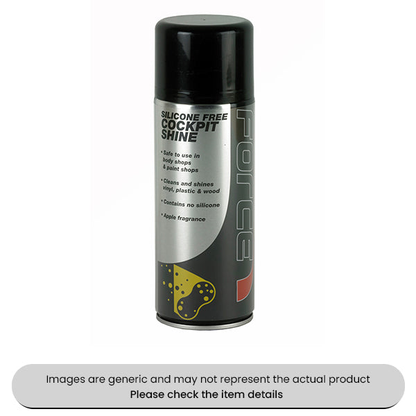 Force Cockpit Shine Silicone Free 400ML For Paint & Body Shops Pack Qty 6