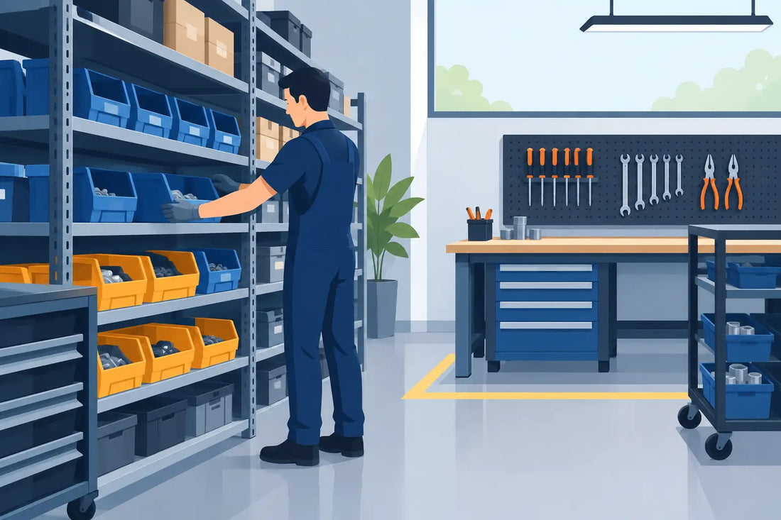 How to Organise Workshop Stock Without Downtime