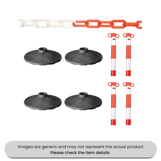 EV Posts & Safety Chains Bundle Pack Qty 1